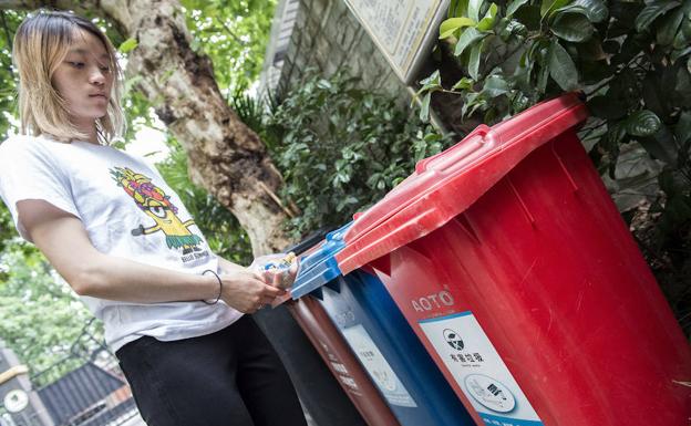 China se hace un lío con la basura