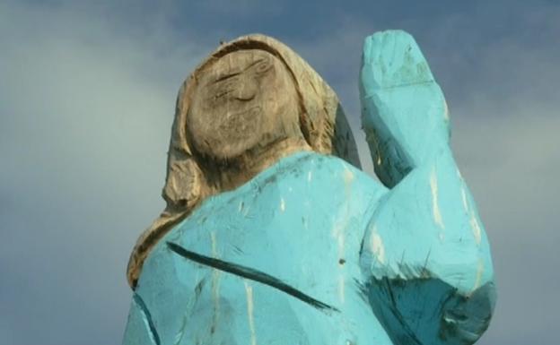 La escultura de Melania Trump en Eslovenia, ¿un nuevo 'Ecce Homo'?