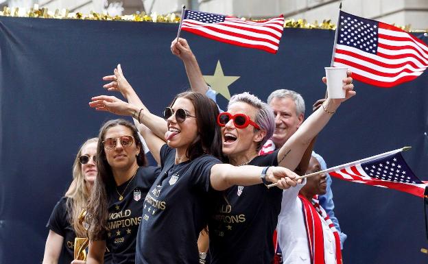 Nueva York recibe con un baño de masas a las campeonas del mundo