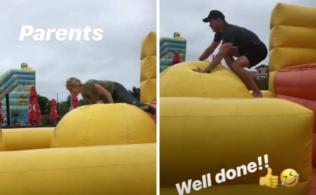 Elsa Pataky y Chris Hemsworth disfrutan como niños en Bidart