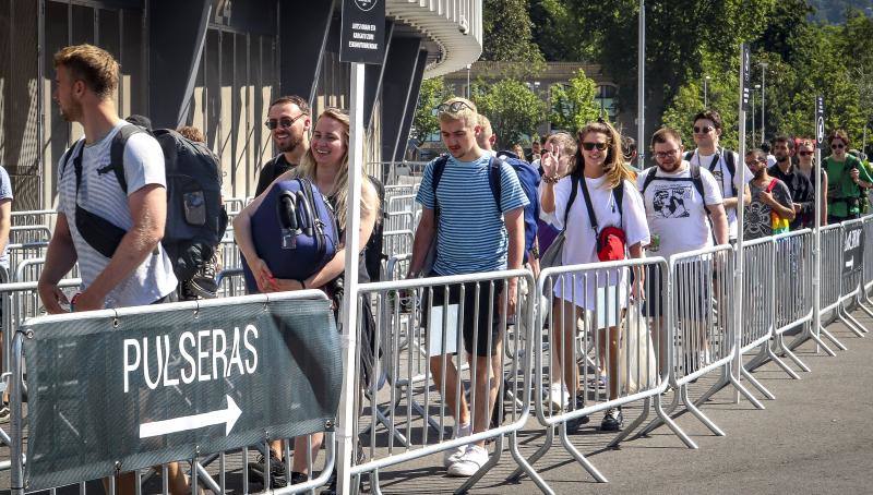 Sin colas para canjear las entradas para el BBK Live