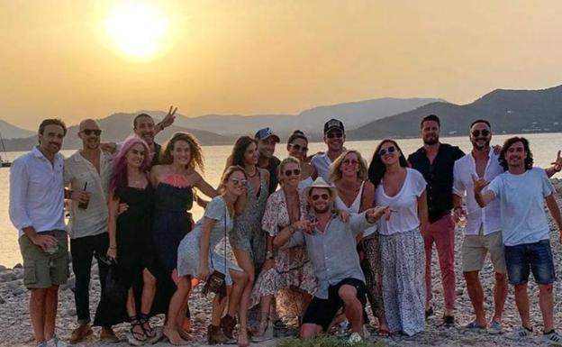 Elsa Pataky, de fiesta en Ibiza