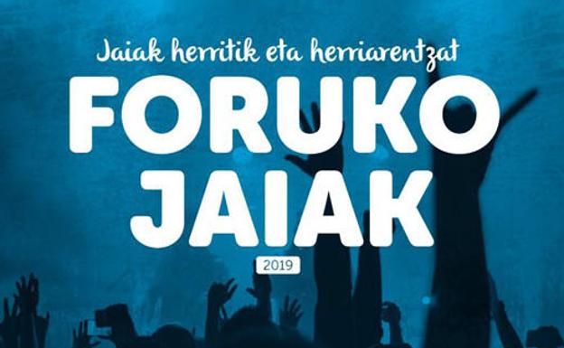 Programa de fiestas de Forua 2019: Foruko jaiak