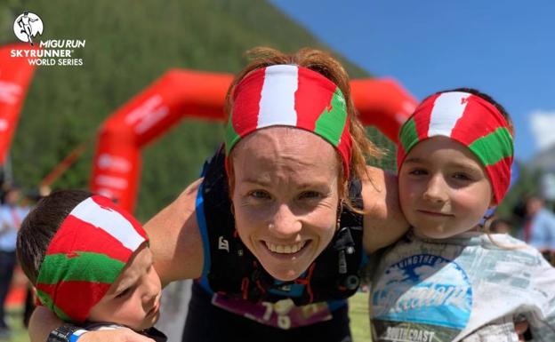 Oihana Azkorbebeitia se sube al podio en la Copa del Mundo de Skyrunning