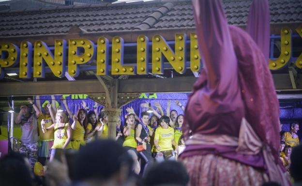 50 kilos de purpurina biodegradable en Aste Nagusia