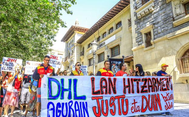 Fin al conflicto laboral en DHL Agurain tras 70 días de huelga