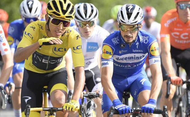 Duelo Bernal-Alaphilippe en la Clásica de San Sebastián