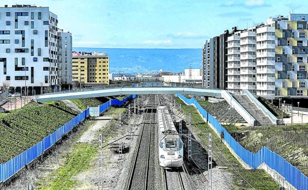 Zabalgana ve con inquietud la decena de pantallas previstas para mitigar el ruido del TAV