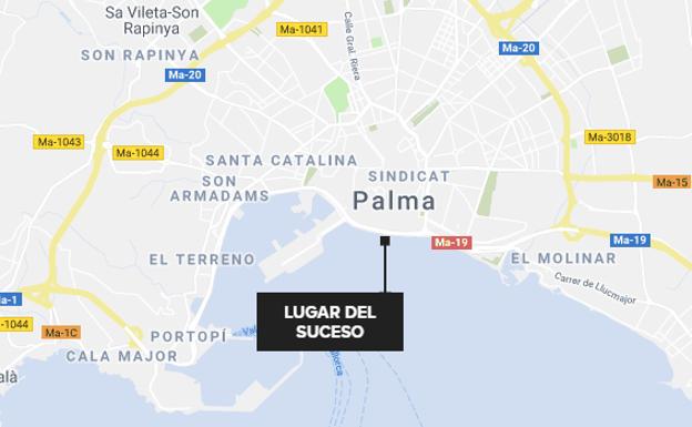 Detenido turista alemán por intentar ahogar en el mar a un policía en Palma