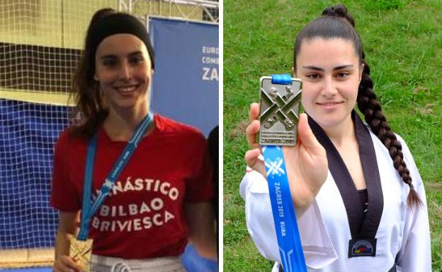Jone Magdaleno y Zuriñe Padilla reinan en el tatami europeo