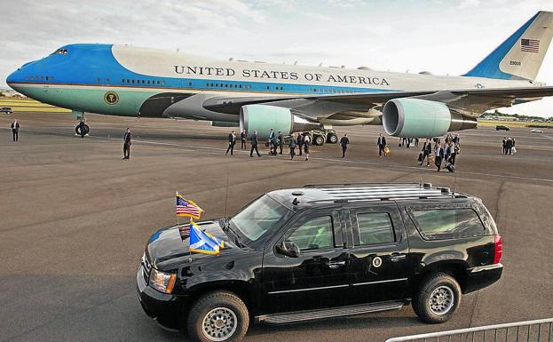 Vitoria, posible sede del Air Force One de Trump durante el G-7 de Biarritz