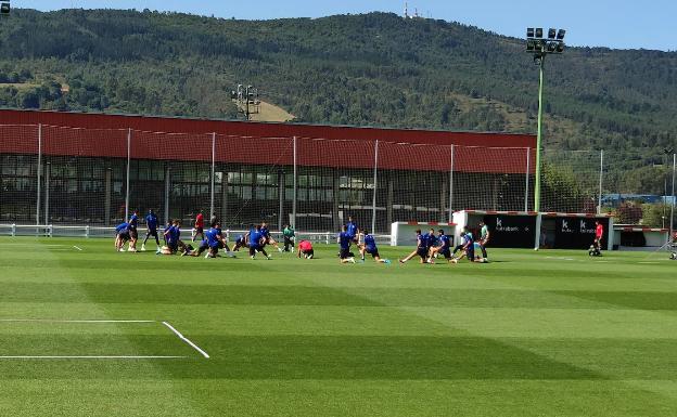 Iñigo, Ibai y Córdoba siguen al margen en Lezama