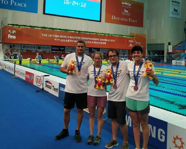Tercera medalla para el CN Santurtzi en los Mundiales máster de natación
