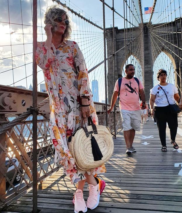 La bilbaína que da una lección de estilo con sus looks por Nueva York