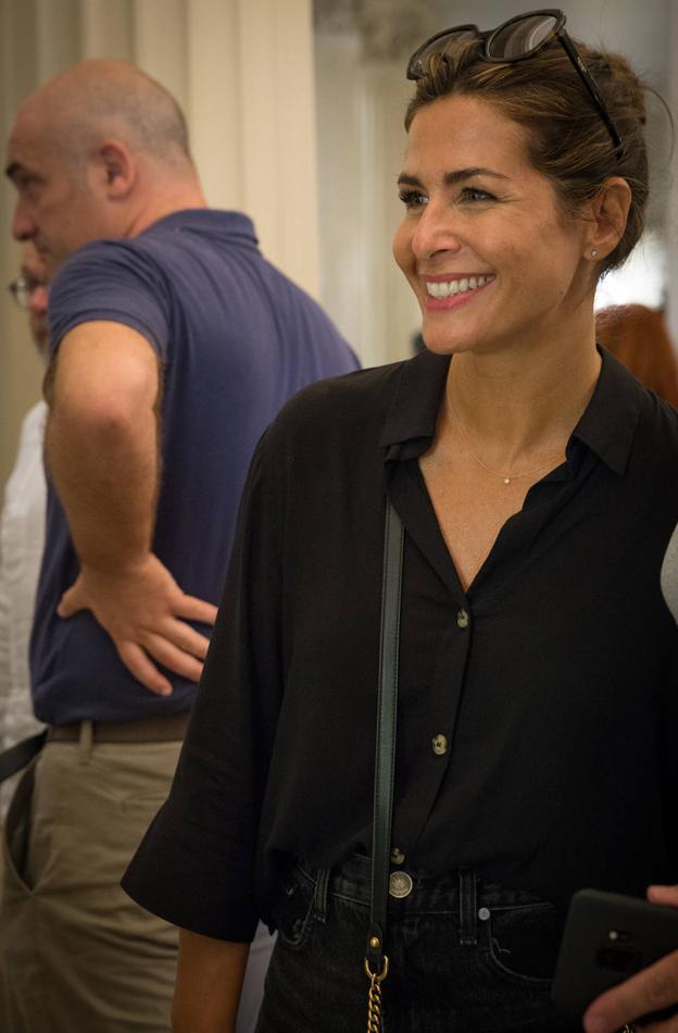 Nuria Roca disfruta de la Aste Nagusia con su look más casual