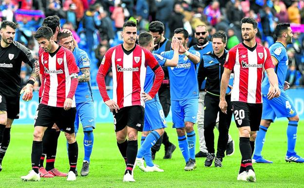 El test del Getafe mide la talla del Athletic