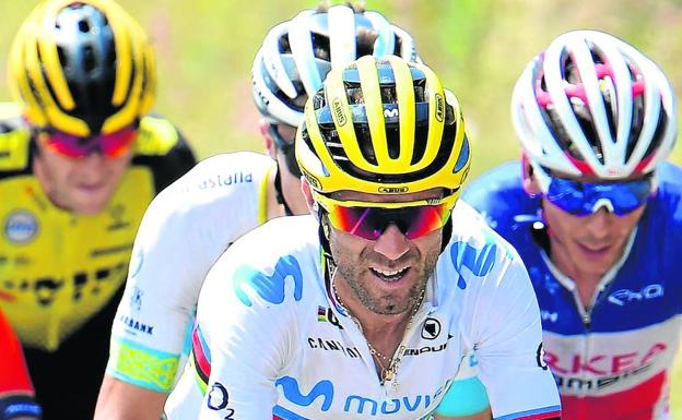 La soledad de Valverde en la Vuelta