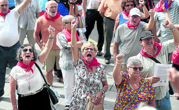 Los jubilados arremeten contra la precariedad laboral