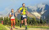 Trazado. El español Jon Aizpuru y la china Miao Yao corren a través de los Alpes durante su recorrido por la UTMB./Thomas Bekker