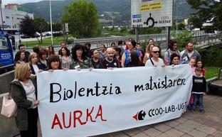 Imagen de la concentración de repulsa./Luis Calabor