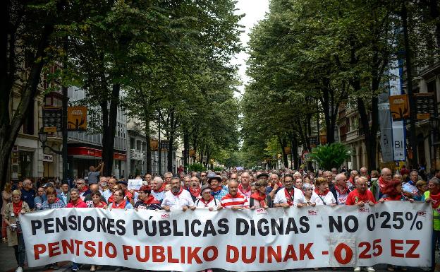 En Euskadi sólo hay 1,88 trabajadores en activo por cada pensionista