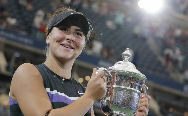 Andreescu dijo que quería ser campeona del Abierto y cumplió su sueño