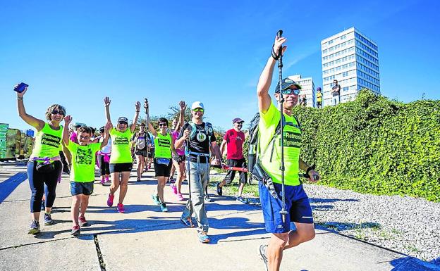 Un recorrido verde por Vitoria y de lo más solidario