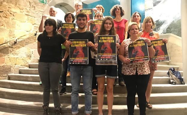 Sindicatos y ecologistas presentan las actividades para la Semana por el Clima en Bilbao