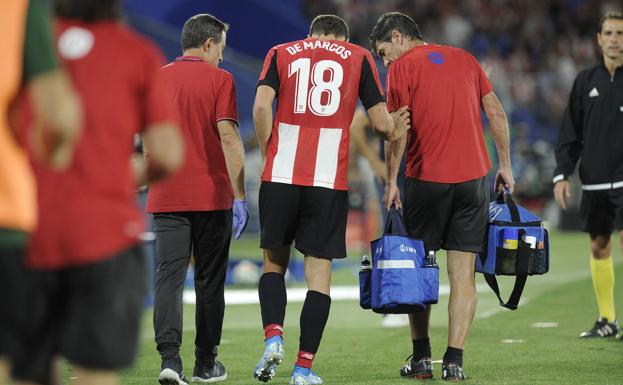 La enfermería del Athletic: Aduriz, De Marcos y San José
