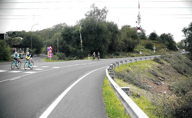 Arrancan las obras para reordenar la carretera de Artxanda