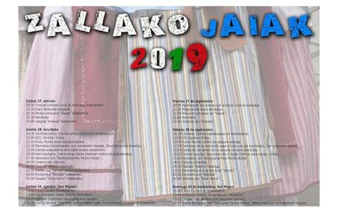 Programa de fiestas de Zalla 2019: San Miguel Jaiak