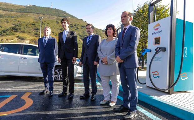 La electrolinera más potente de Europa funciona en Abanto