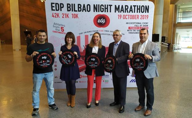 La maratón nocturna traerá a Bilbao a 13.400 atletas de más de 50 países