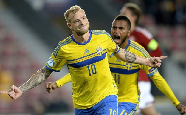 Guidetti, ante una nueva opción de participar con Suecia