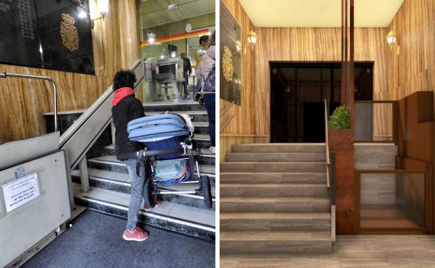 Interior reformará el acceso a la oficina del DNI en Vitoria ante las quejas por su accesibilidad