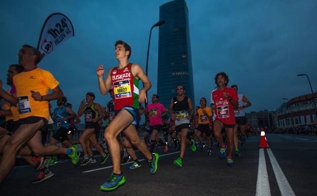 El maratón nocturno cortará las principales calles de Bilbao la tarde y la noche del sábado