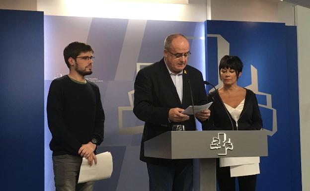 PNV, Bildu y Podemos reclaman al Estado que abandone las «vías de excepción y represivas» en Cataluña