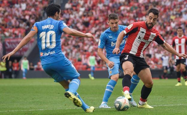 Una lesión de tobillo podría dejar a Beñat un mes de baja