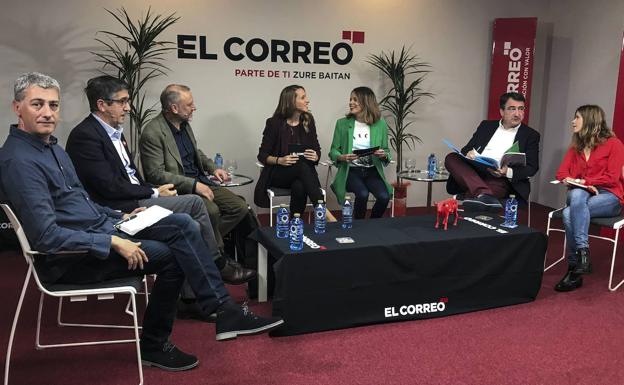 Los cabezas de lista de Bizkaia vuelven a verse las caras en el debate que el martes organiza EL CORREO