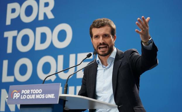 Casado: «Quien no quiera que Torra y Otegi manden en España, debe votar al PP»