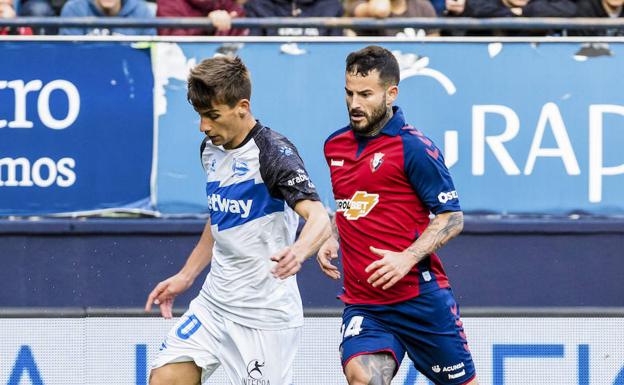 Pere Pons por Luis Rioja, novedad en el once del Alavés para su duelo ante Osasuna