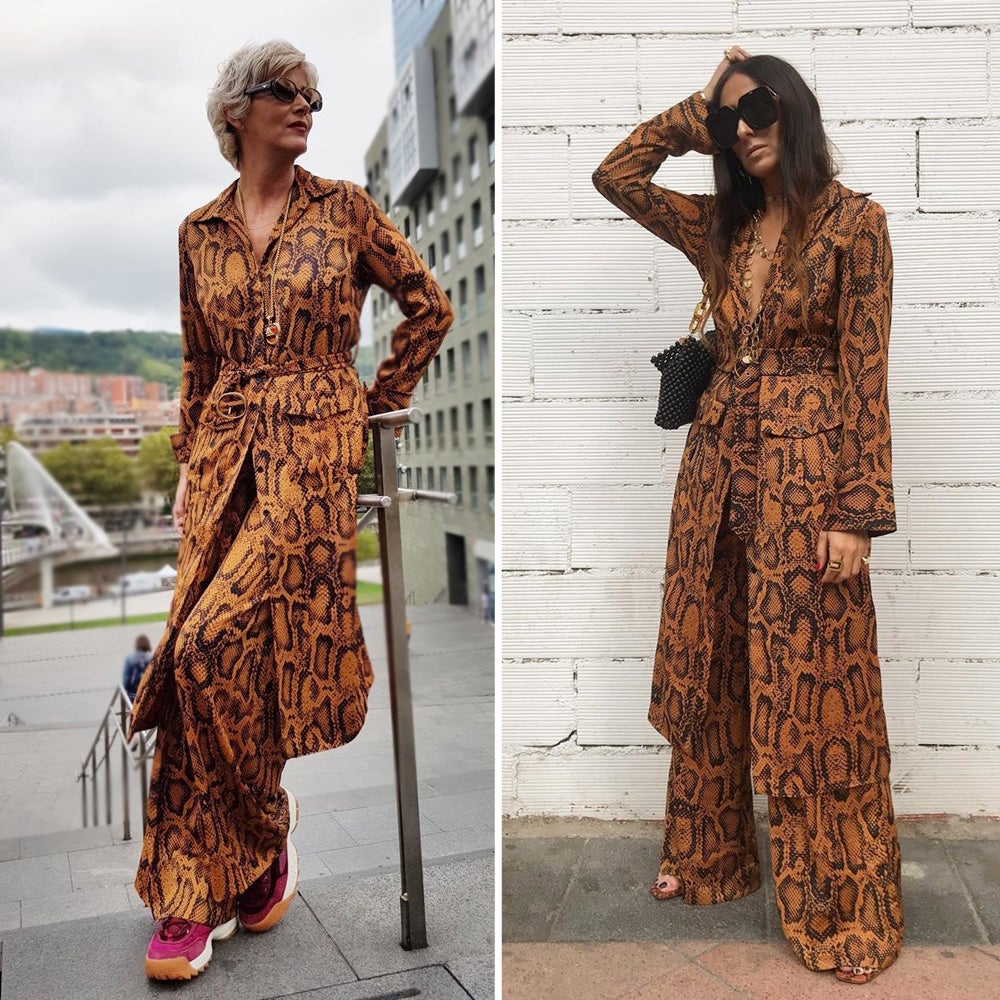 Una bilbaína y una vitoriana que visten igual pero no lo sabían