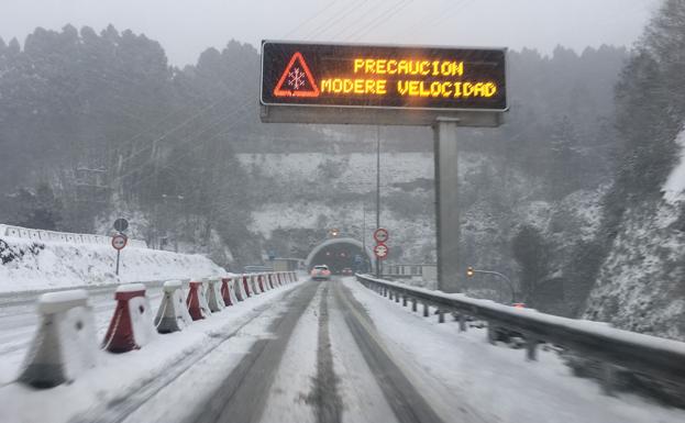 Primera alerta amarilla en Euskadi por nieve para esta noche