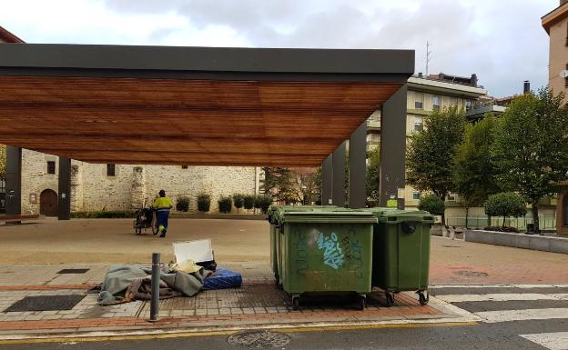 Amurrio eliminará los contenedores soterrados de la plaza de San Antón
