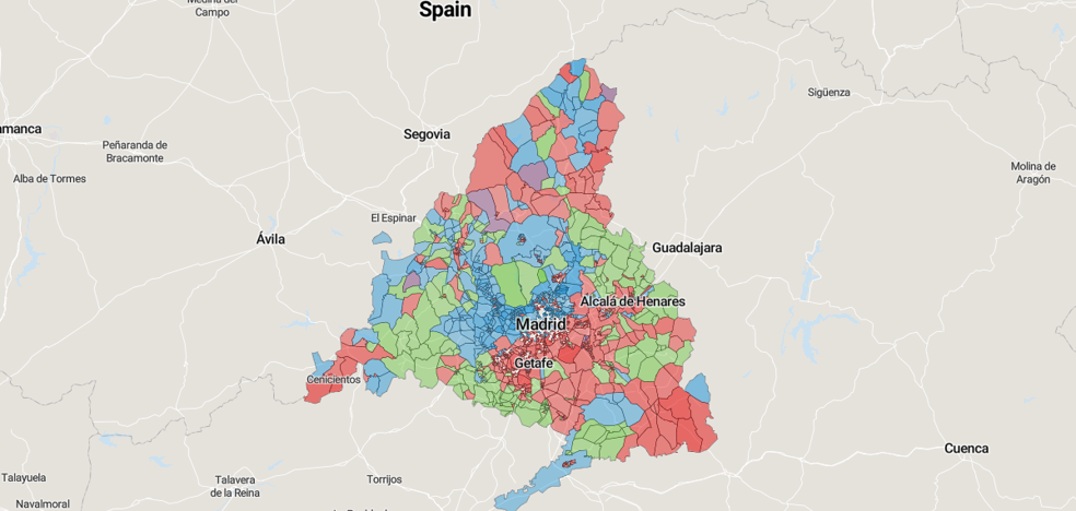 10N: Votaciones en Madrid calle a calle en las elecciones generales 2019