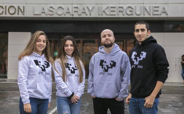 Cuatro universitarios alaveses en el CERN de Ginebra