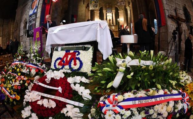 Despedida multitudinaria al inolvidable 'Poupou' Poulidor