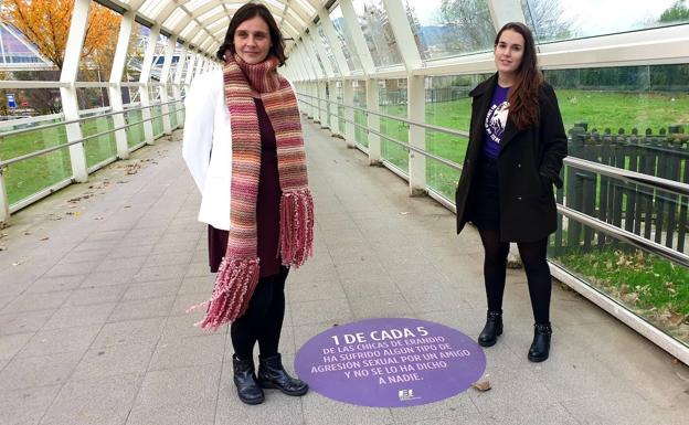 «Cuatro de cada diez chicas de Erandio lleva las llaves en las manos para defenderse de una agresión»