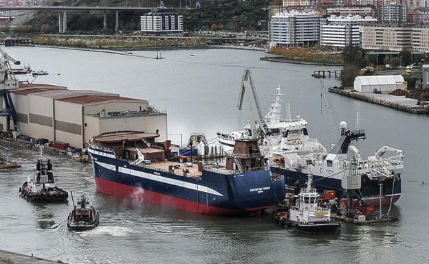 'Ferry' de Murueta para llevar vivos y sin estrés salmones noruegos al resto de Europa