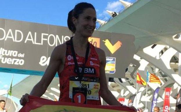 Elena Loyo, la mejor española en el maratón de Valencia